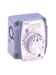 Flow control valves and flow control valves with check valve (with pressure/temperature compensation control)